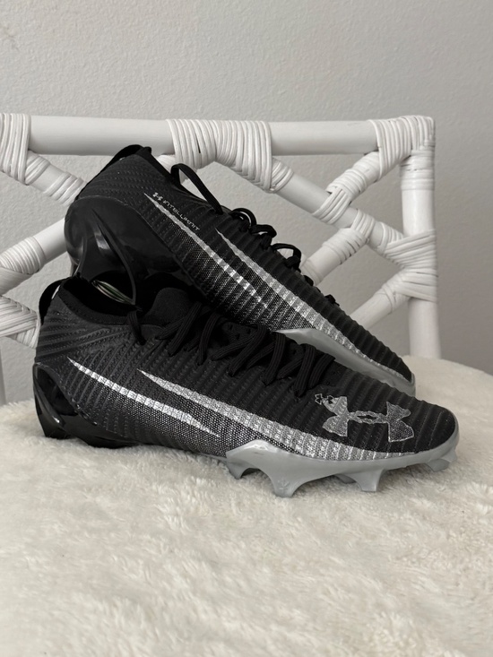 Under Armour Blur Pro Men’s Football Cleats Black Metallic Silver 10 New main image 10